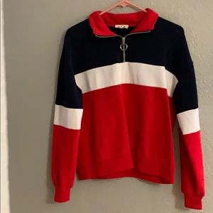 Quarter zip sweater